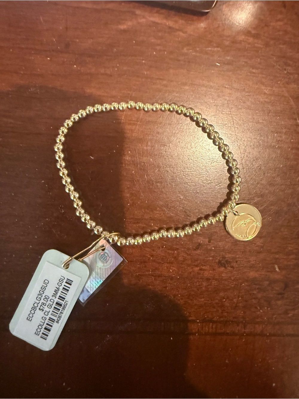 Enewton Georgia Southern ECollegiate Disc Charm Beaded Charm Bracelet